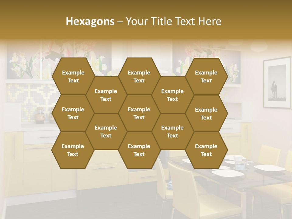 Table Wood Knife PowerPoint Template