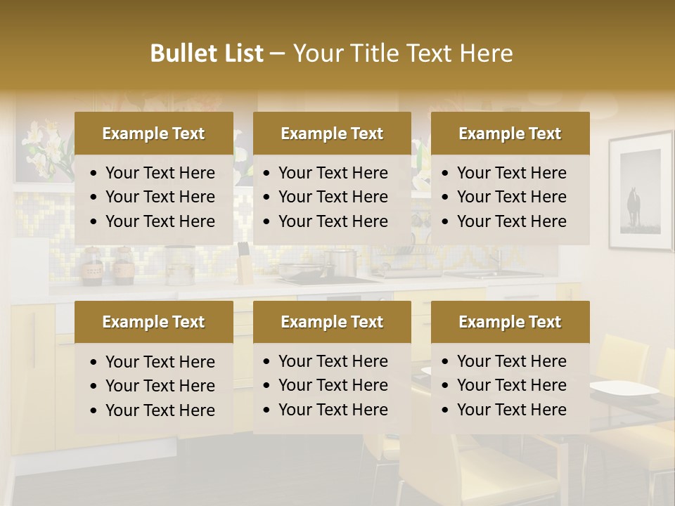 Table Wood Knife PowerPoint Template