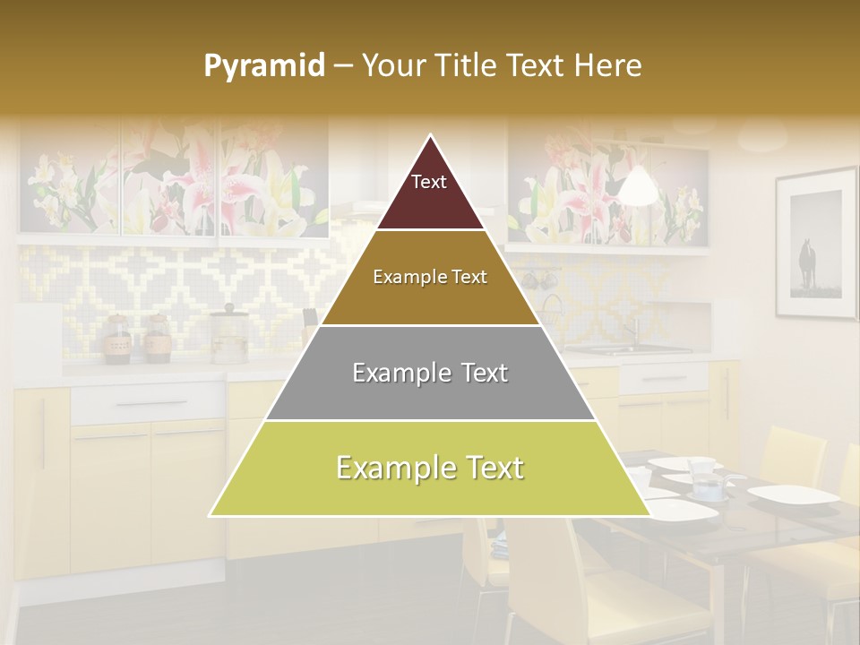 Table Wood Knife PowerPoint Template