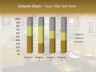 Table Wood Knife PowerPoint Template