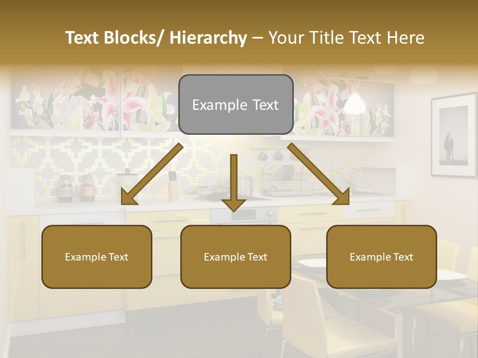 Table Wood Knife PowerPoint Template