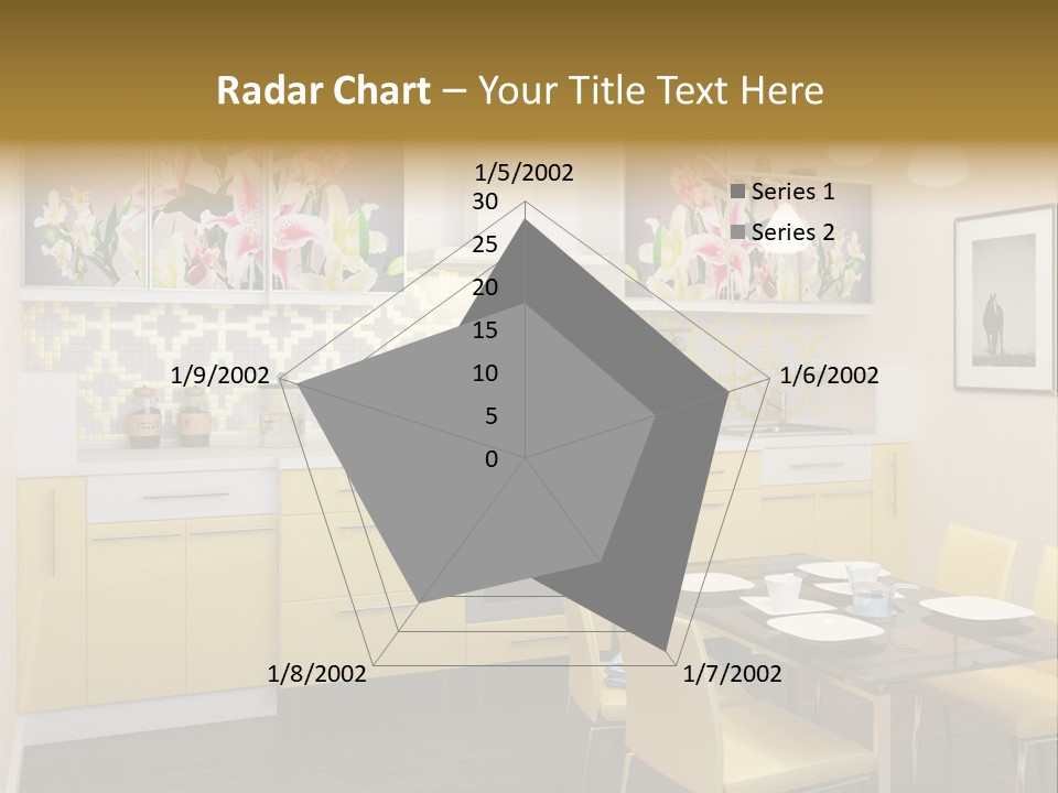 Table Wood Knife PowerPoint Template