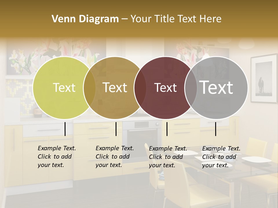 Table Wood Knife PowerPoint Template