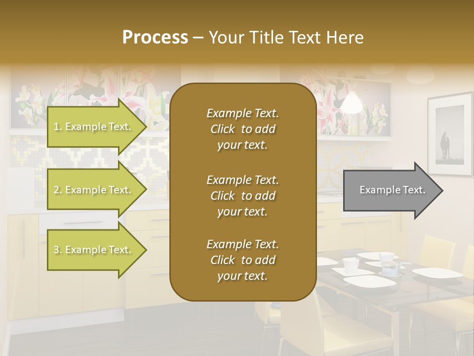 Table Wood Knife PowerPoint Template
