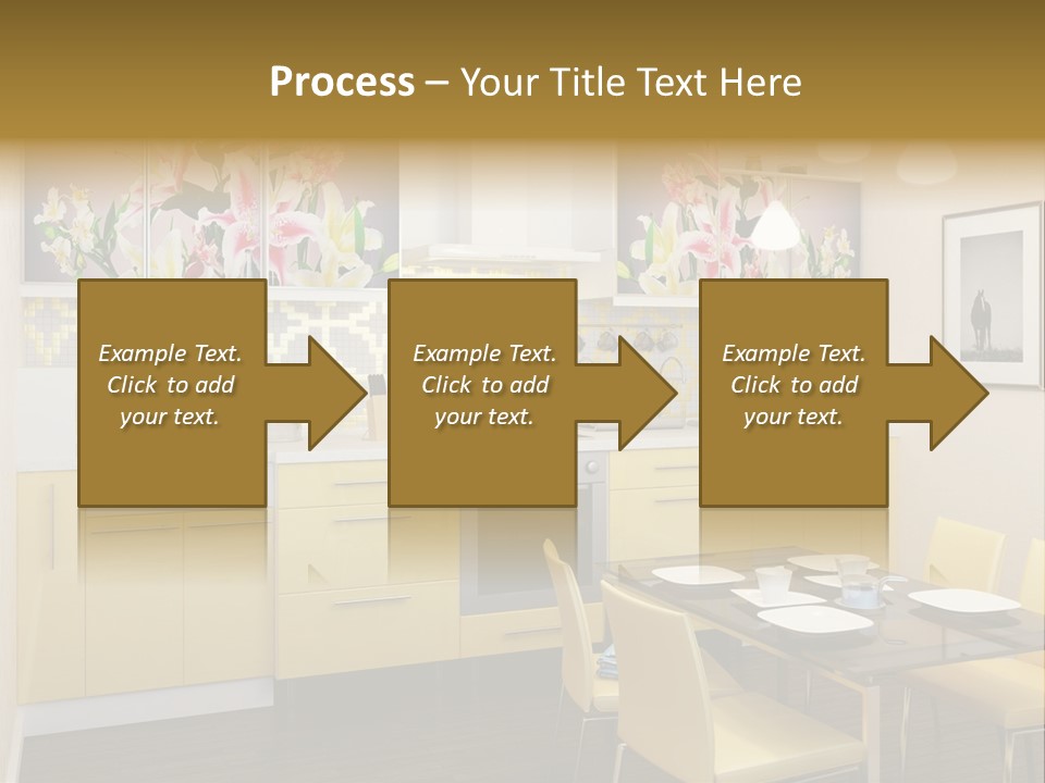 Table Wood Knife PowerPoint Template
