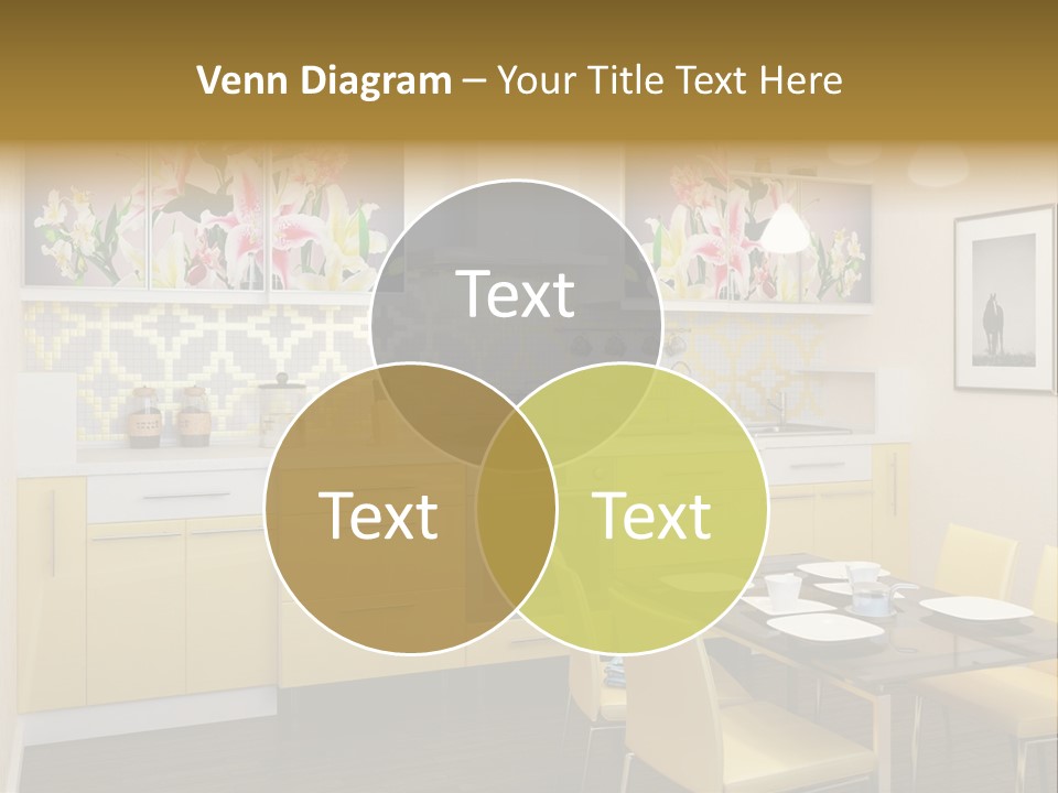 Table Wood Knife PowerPoint Template