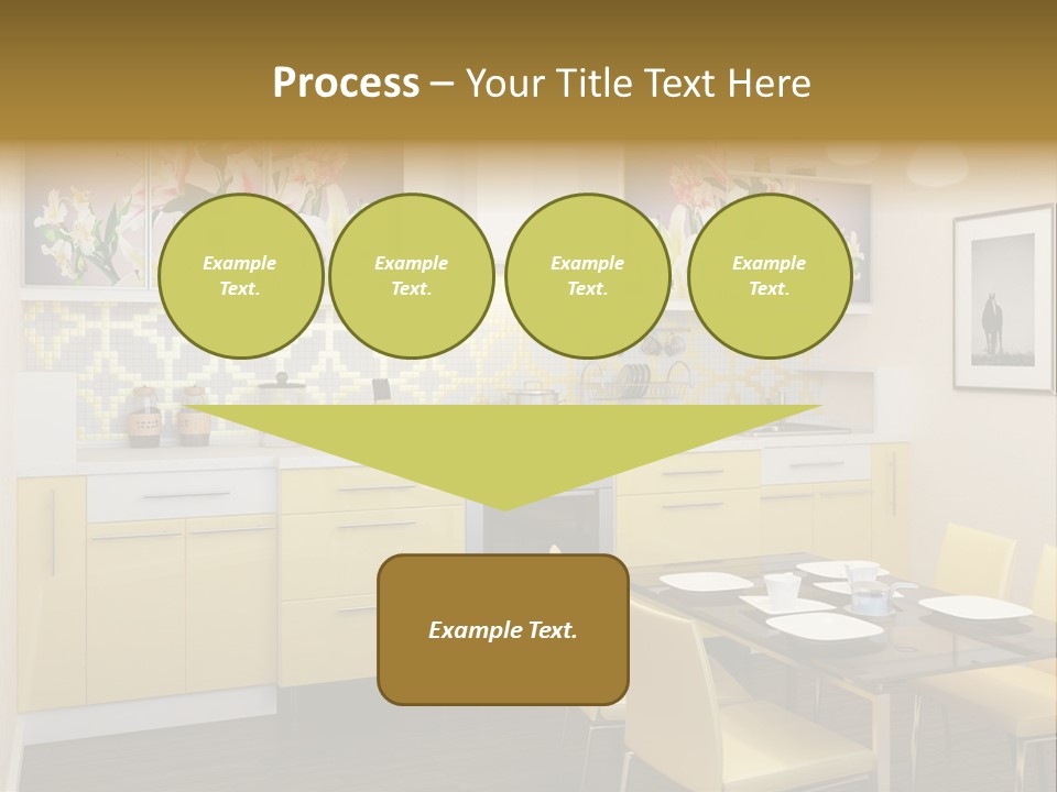 Table Wood Knife PowerPoint Template