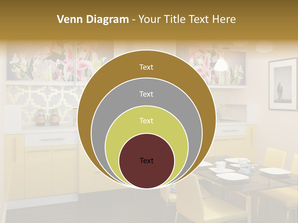 Table Wood Knife PowerPoint Template