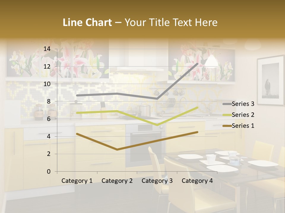 Table Wood Knife PowerPoint Template