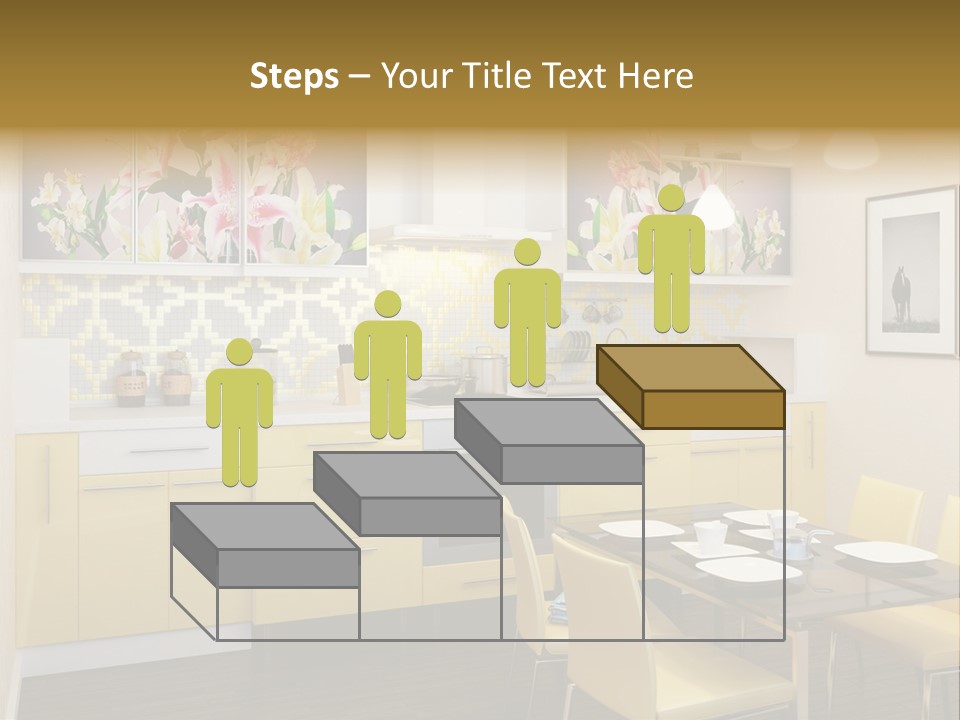 Table Wood Knife PowerPoint Template