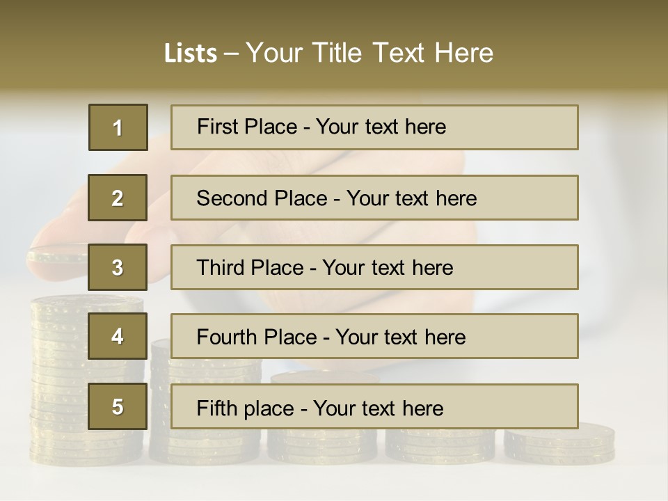 Capital Insurance Stock PowerPoint Template