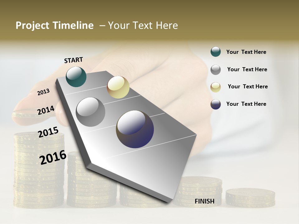 Capital Insurance Stock PowerPoint Template