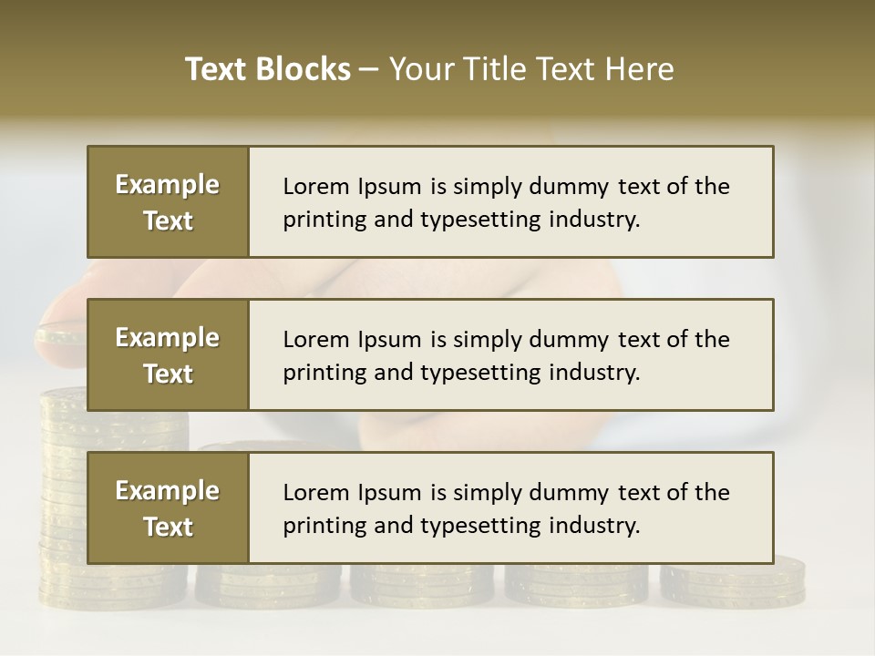 Capital Insurance Stock PowerPoint Template