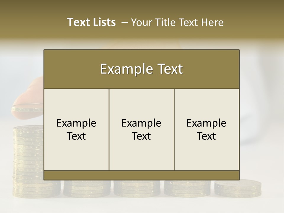 Capital Insurance Stock PowerPoint Template