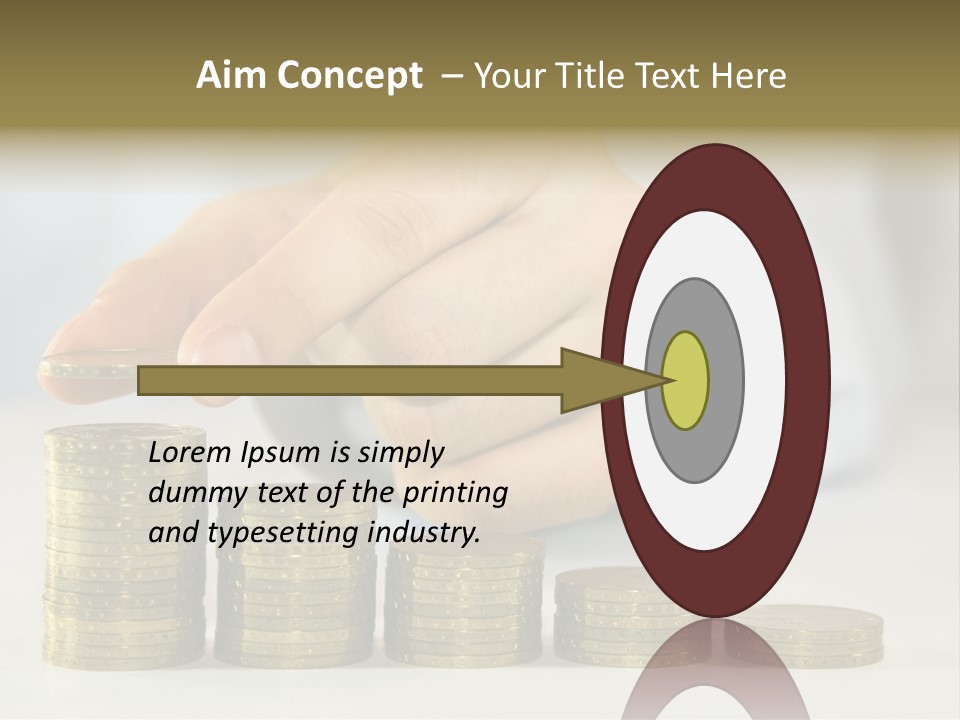 Capital Insurance Stock PowerPoint Template