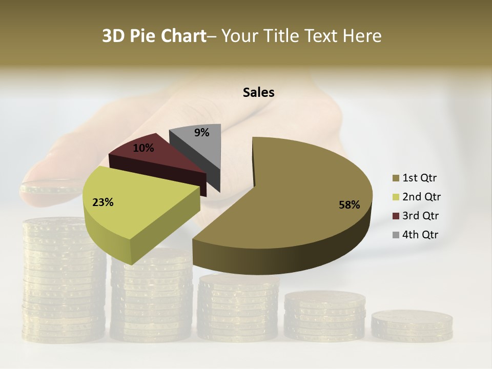 Capital Insurance Stock PowerPoint Template