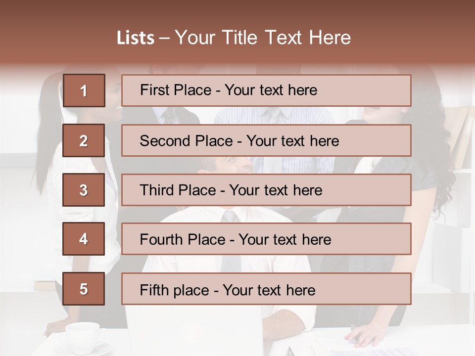 African Male Meeting PowerPoint Template