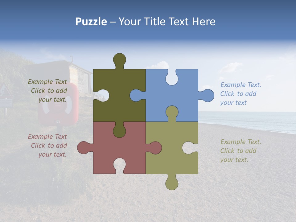 Suffolk Vacation Dunwich PowerPoint Template