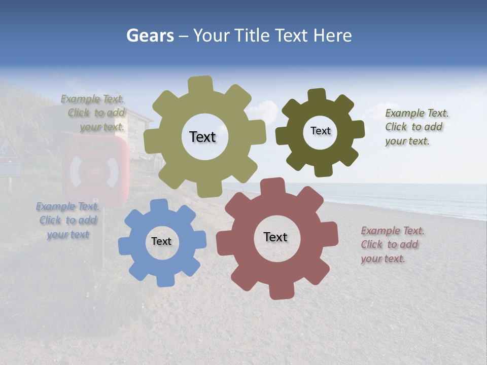 Suffolk Vacation Dunwich PowerPoint Template