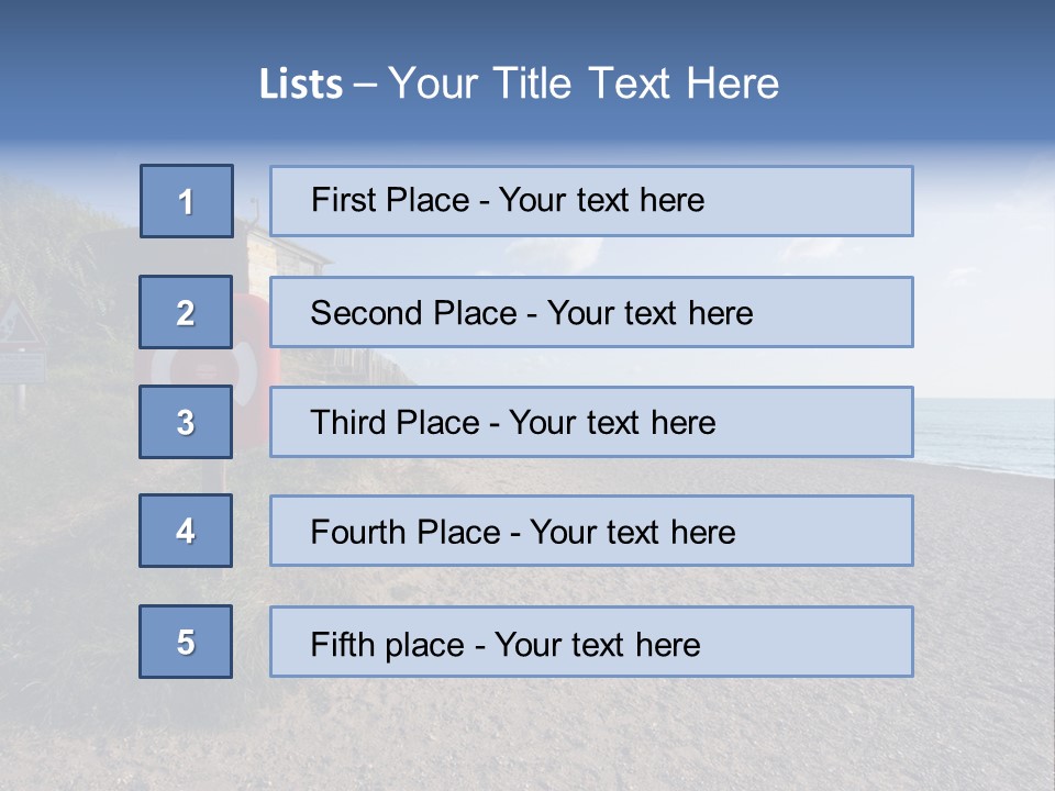 Suffolk Vacation Dunwich PowerPoint Template
