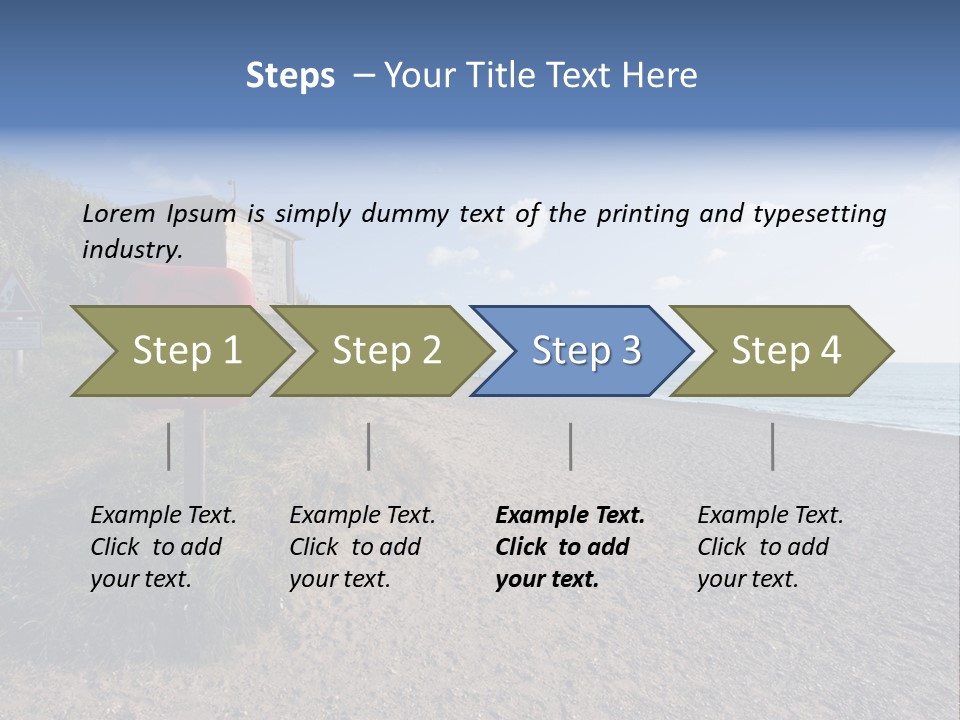 Suffolk Vacation Dunwich PowerPoint Template