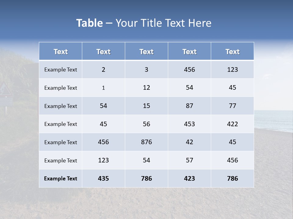 Suffolk Vacation Dunwich PowerPoint Template