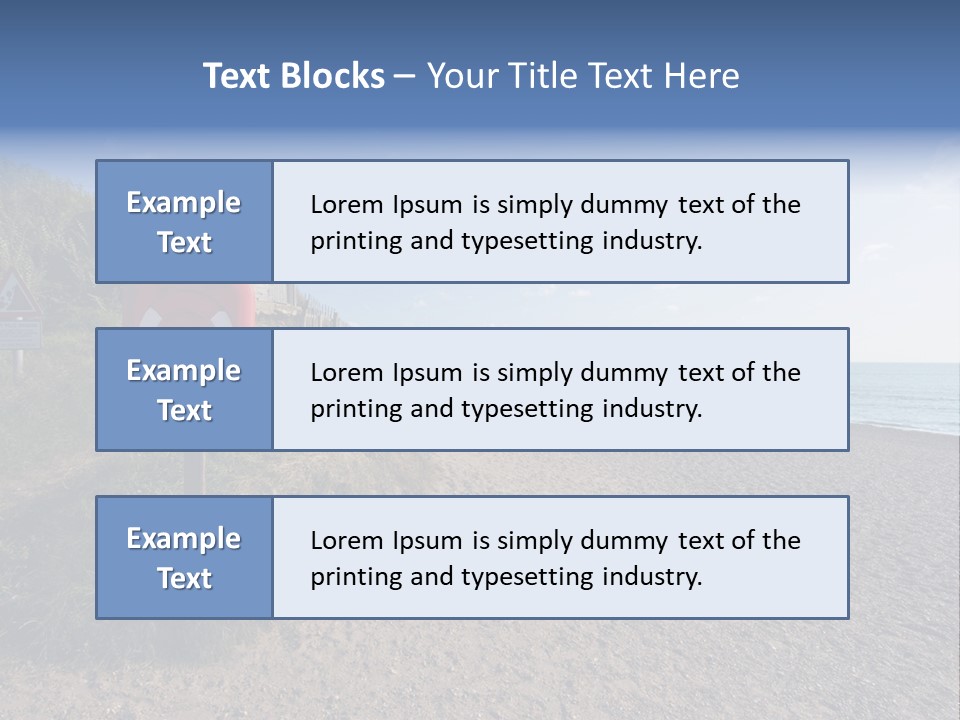 Suffolk Vacation Dunwich PowerPoint Template