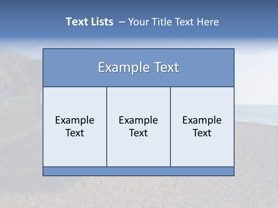 Suffolk Vacation Dunwich PowerPoint Template