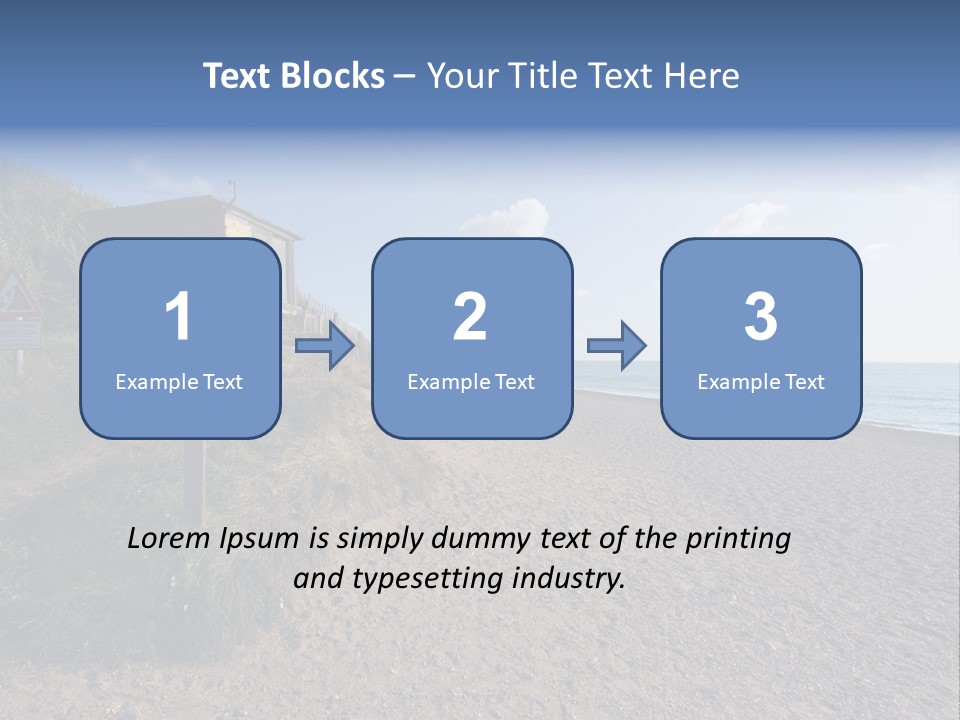 Suffolk Vacation Dunwich PowerPoint Template