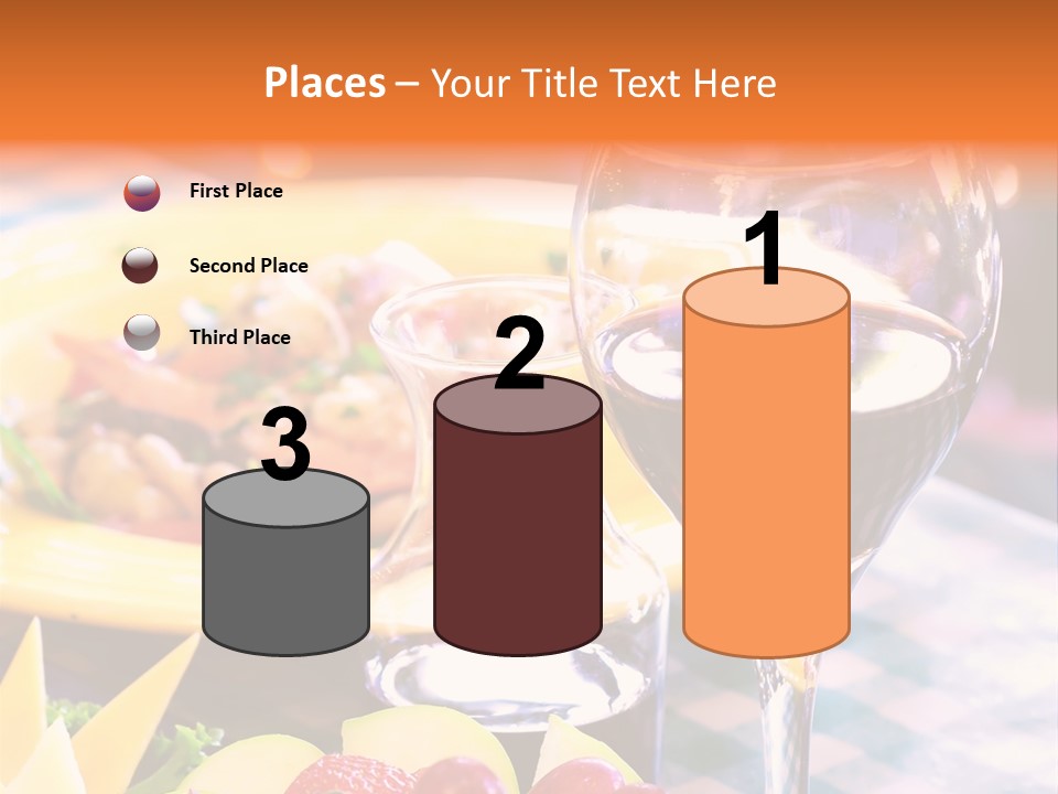 Restaurant Cubes Bistro PowerPoint Template