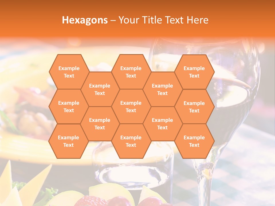 Restaurant Cubes Bistro PowerPoint Template