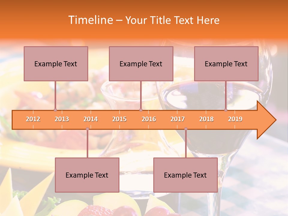 Restaurant Cubes Bistro PowerPoint Template