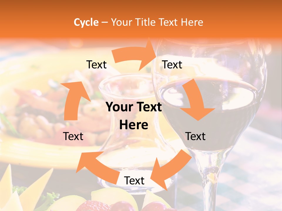 Restaurant Cubes Bistro PowerPoint Template