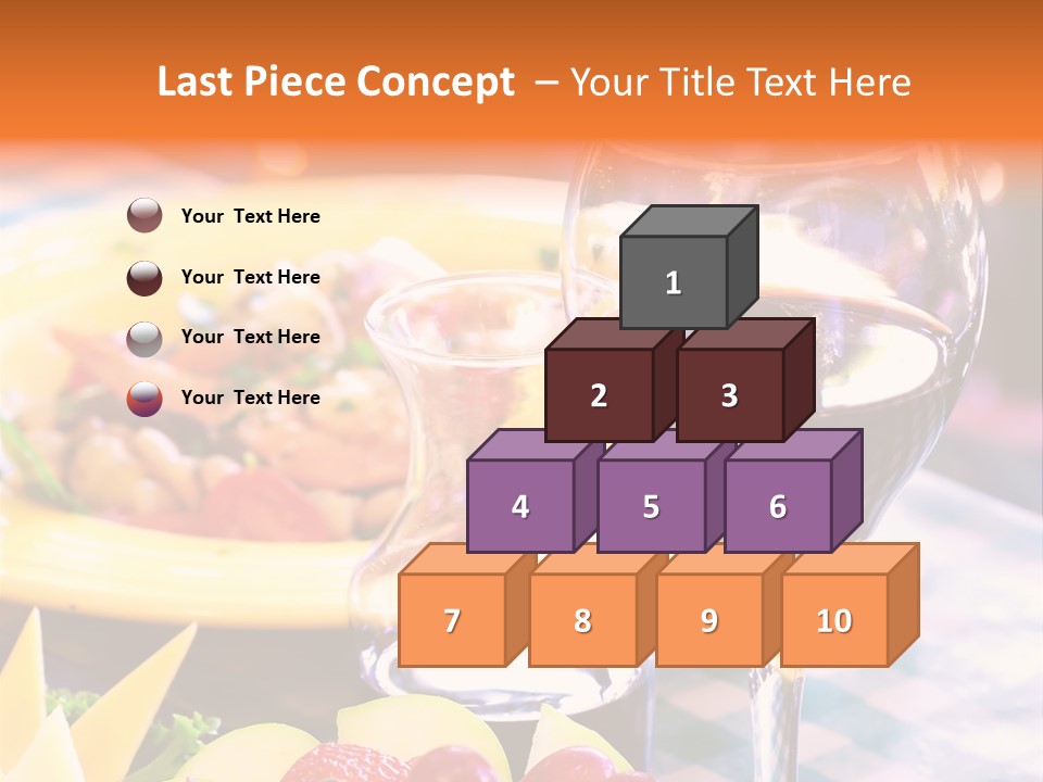 Restaurant Cubes Bistro PowerPoint Template