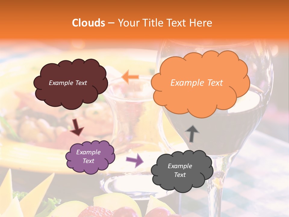 Restaurant Cubes Bistro PowerPoint Template