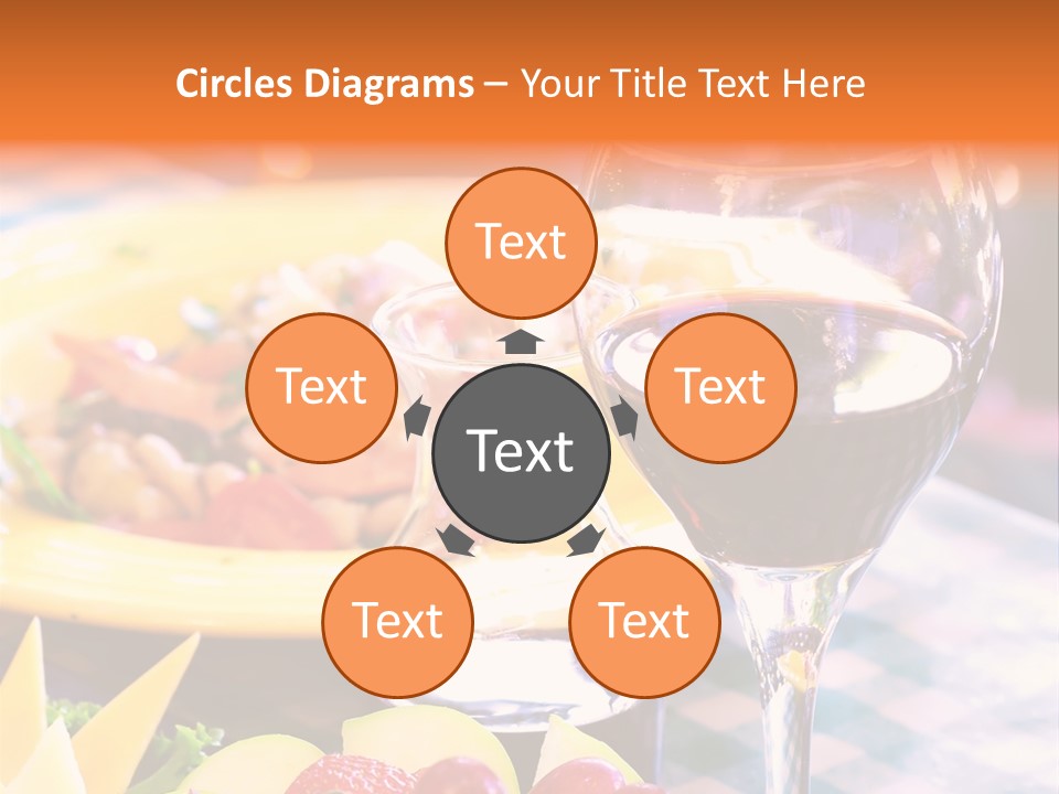 Restaurant Cubes Bistro PowerPoint Template