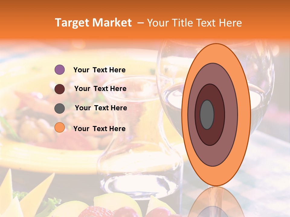 Restaurant Cubes Bistro PowerPoint Template