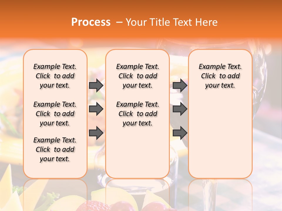 Restaurant Cubes Bistro PowerPoint Template