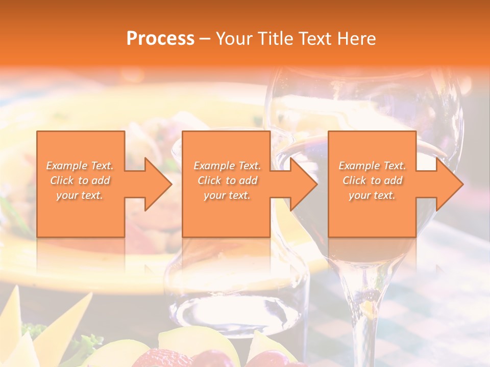 Restaurant Cubes Bistro PowerPoint Template