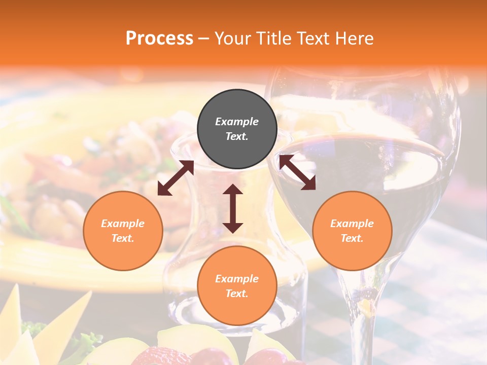 Restaurant Cubes Bistro PowerPoint Template