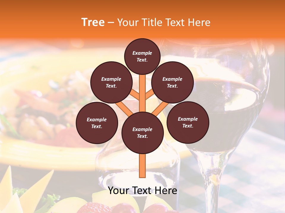 Restaurant Cubes Bistro PowerPoint Template