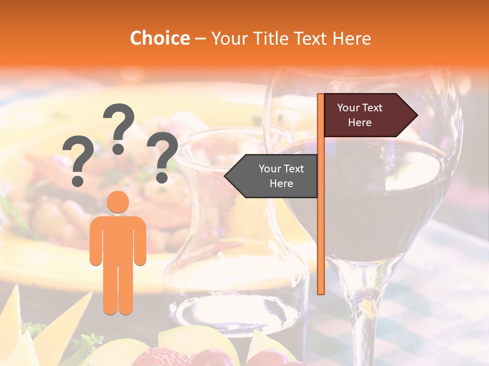 Restaurant Cubes Bistro PowerPoint Template