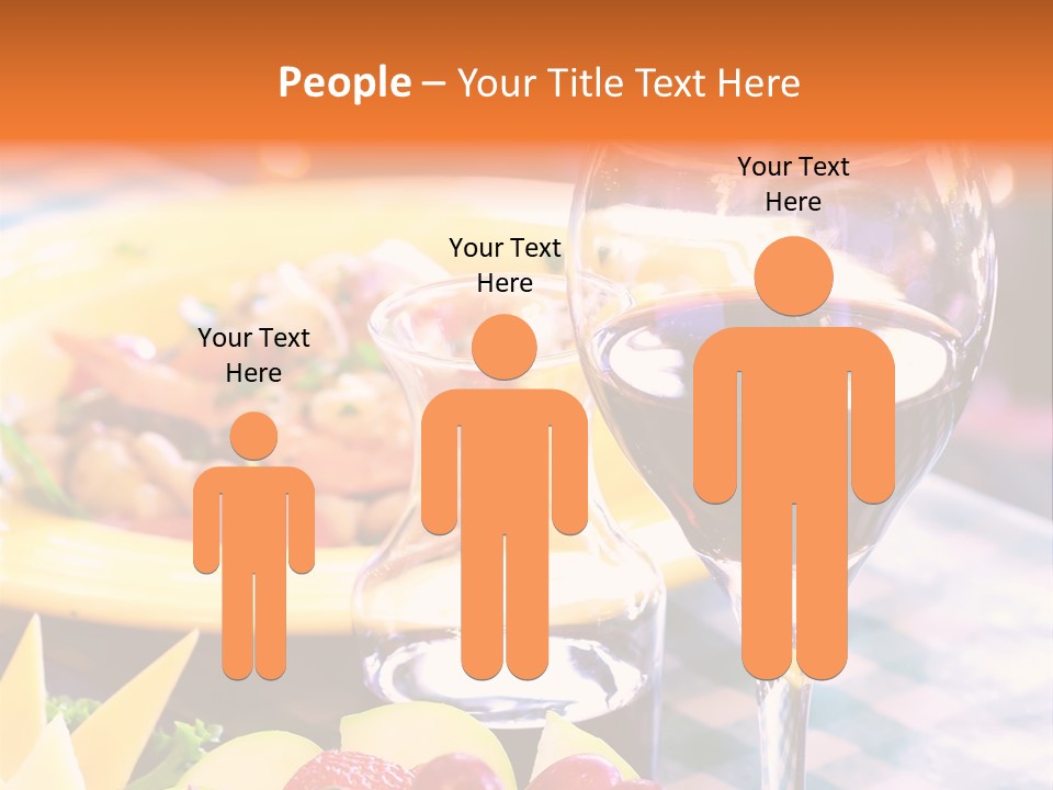 Restaurant Cubes Bistro PowerPoint Template