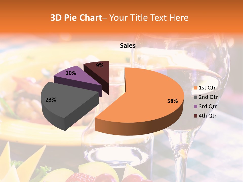 Restaurant Cubes Bistro PowerPoint Template