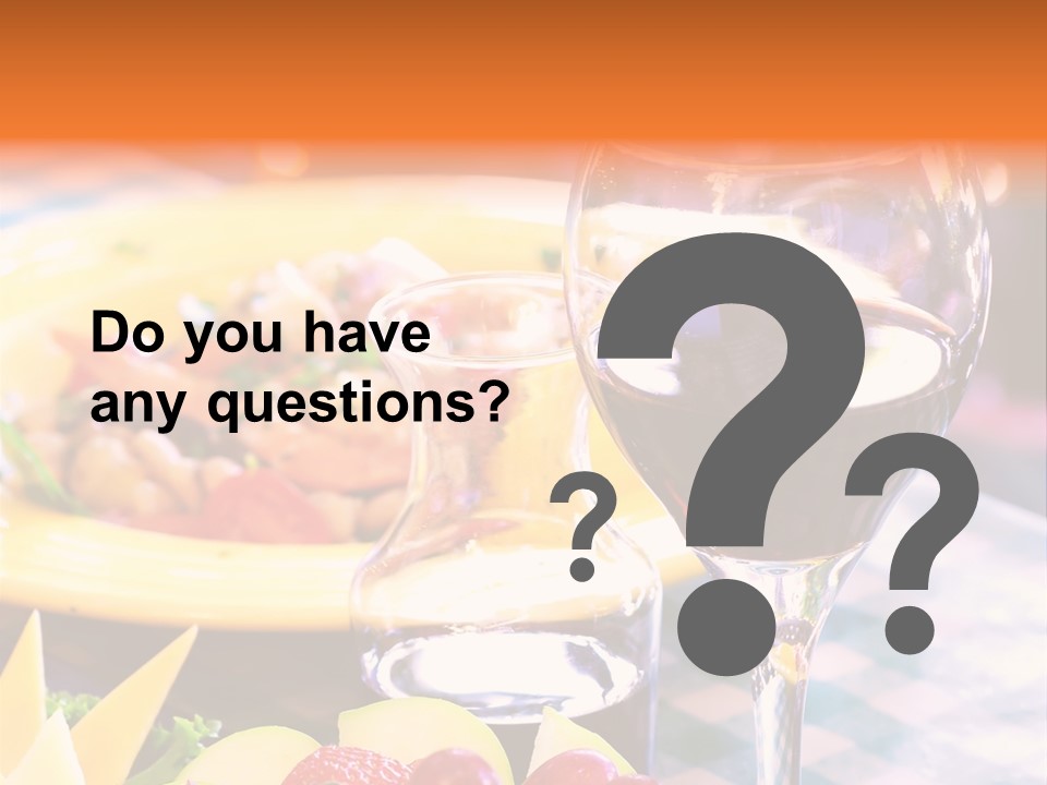 Restaurant Cubes Bistro PowerPoint Template