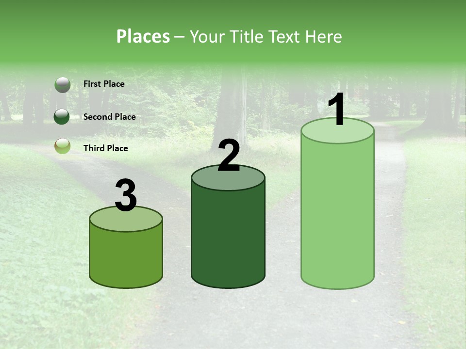 Two Forked Nature PowerPoint Template