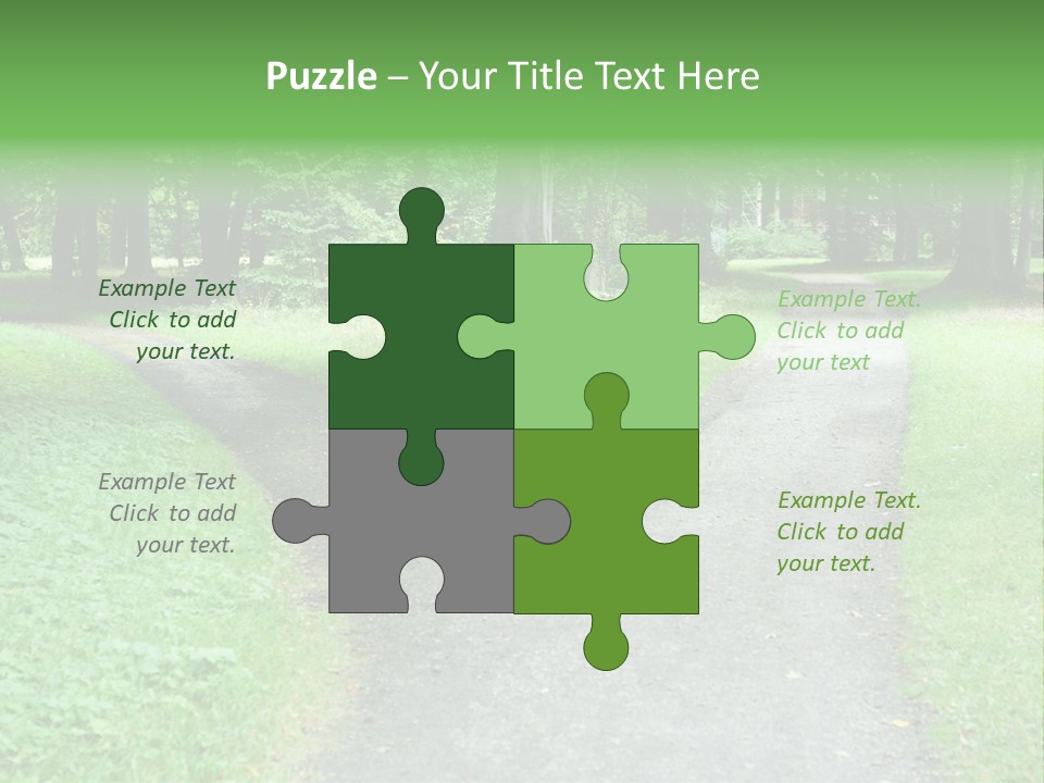 Two Forked Nature PowerPoint Template