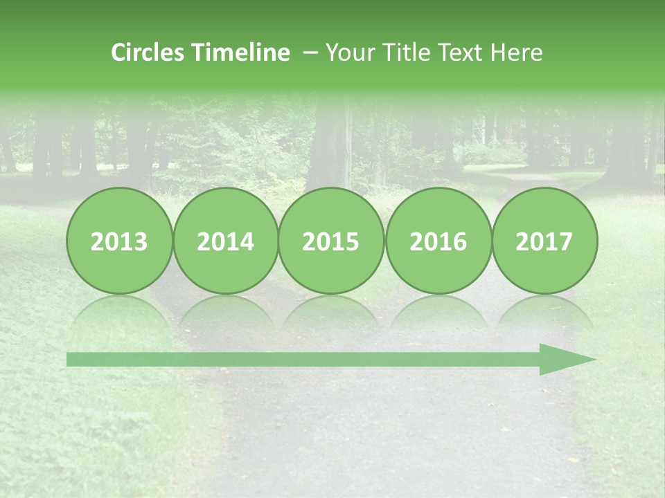 Two Forked Nature PowerPoint Template