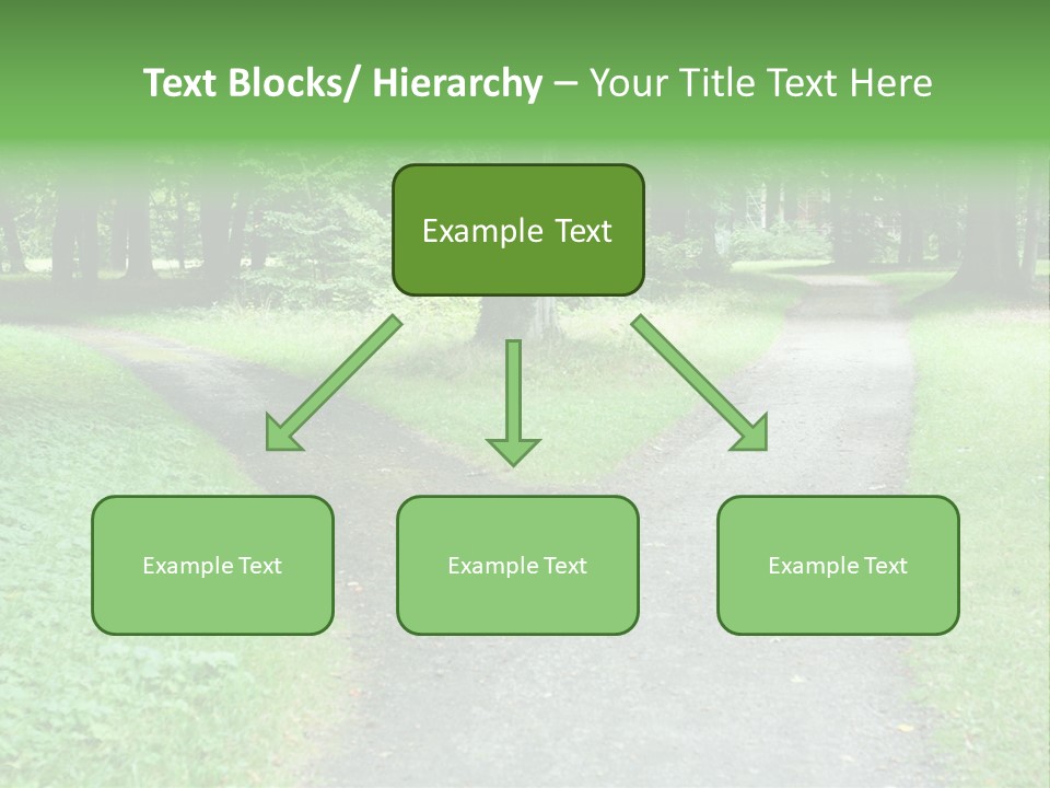 Two Forked Nature PowerPoint Template