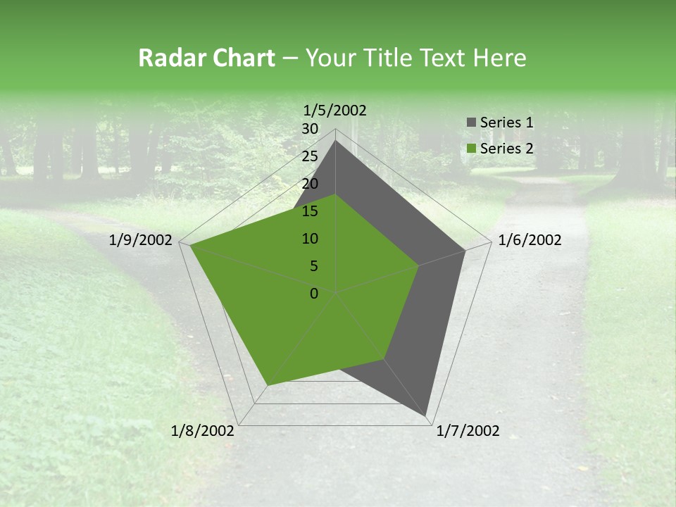 Two Forked Nature PowerPoint Template